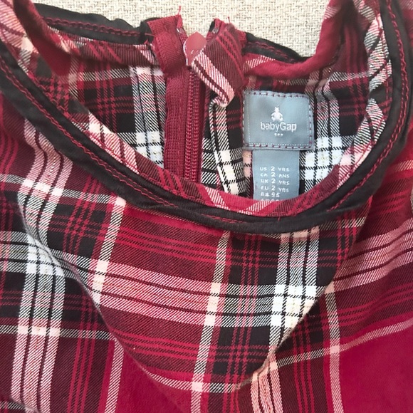 BabyGap Toddler Girls Plaid Dress Size 2T - Picture 2 of 3